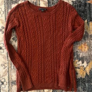 American Eagle Sweater Y2K‎ Size XS Wool Blend Knit Zipper Detail